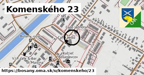 Komenského 23, Bošany