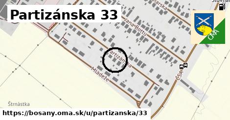 Partizánska 33, Bošany