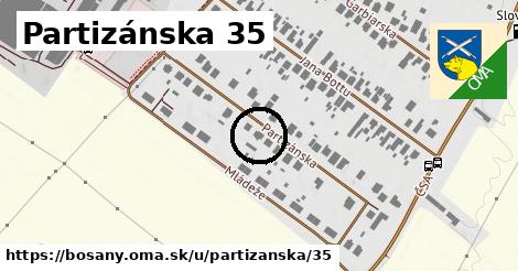 Partizánska 35, Bošany