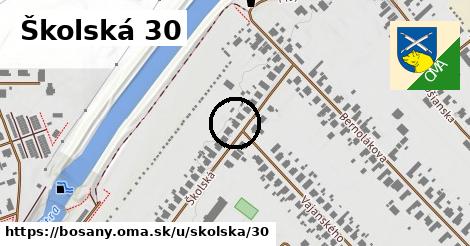 Školská 30, Bošany