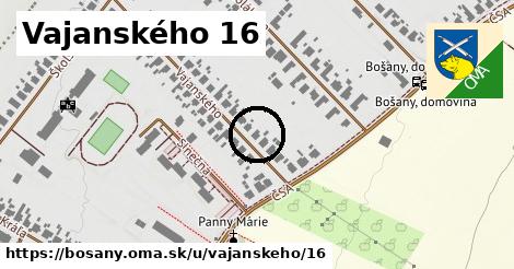 Vajanského 16, Bošany