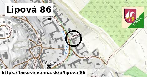 Lipová 86, Bošovice