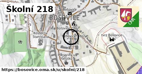 Školní 218, Bošovice