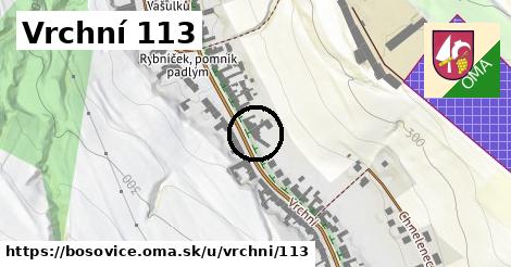 Vrchní 113, Bošovice