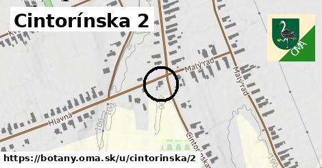 Cintorínska 2, Boťany