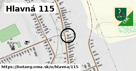 Hlavná 115, Boťany