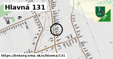 Hlavná 131, Boťany