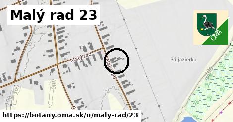 Malý rad 23, Boťany