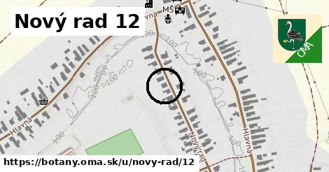 Nový rad 12, Boťany