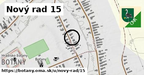 Nový rad 15, Boťany