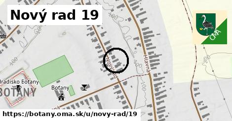 Nový rad 19, Boťany