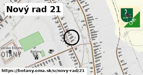 Nový rad 21, Boťany