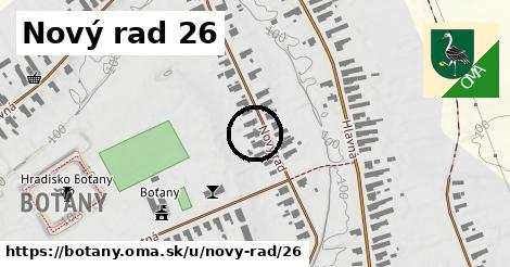 Nový rad 26, Boťany