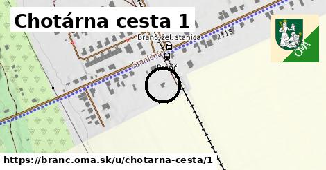 Chotárna cesta 1, Branč