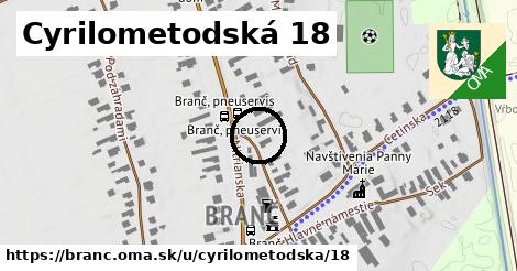 Cyrilometodská 18, Branč