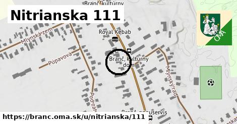 Nitrianska 111, Branč