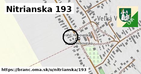 Nitrianska 193, Branč