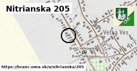 Nitrianska 205, Branč