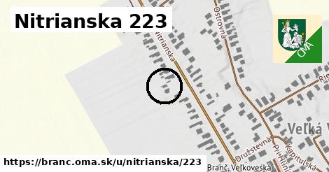 Nitrianska 223, Branč