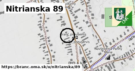 Nitrianska 89, Branč