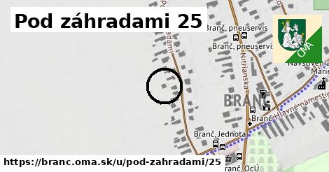 Pod záhradami 25, Branč