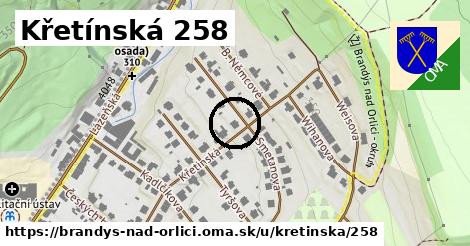 Křetínská 258, Brandýs nad Orlicí