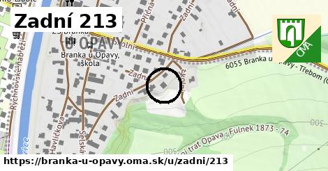 Zadní 213, Branka u Opavy