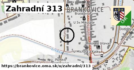 Zahradní 313, Brankovice