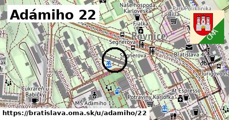 Adámiho 22, Bratislava