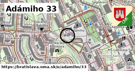 Adámiho 33, Bratislava