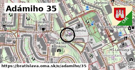 Adámiho 35, Bratislava