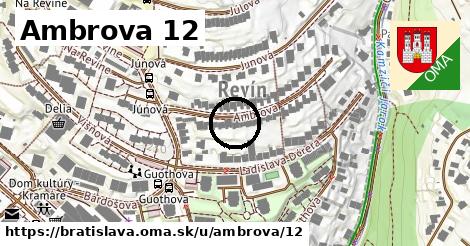 Ambrova 12, Bratislava