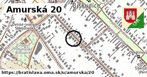 Amurská 20, Bratislava