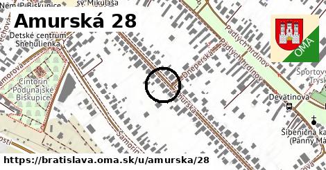 Amurská 28, Bratislava