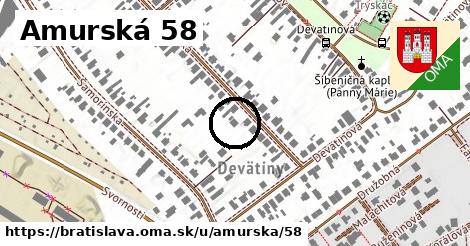 Amurská 58, Bratislava
