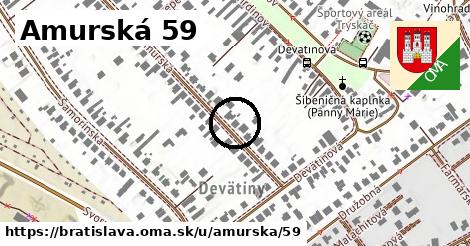 Amurská 59, Bratislava