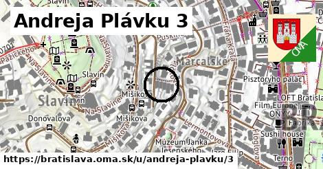 Andreja Plávku 3, Bratislava