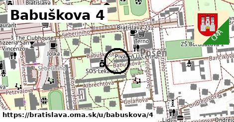 Babuškova 4, Bratislava