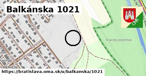 Balkánska 1021, Bratislava