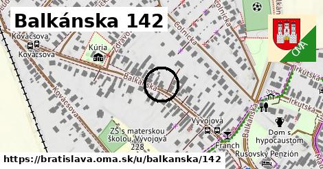 Balkánska 142, Bratislava