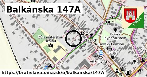 Balkánska 147A, Bratislava