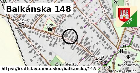 Balkánska 148, Bratislava