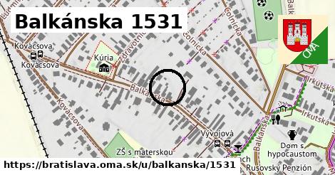 Balkánska 1531, Bratislava