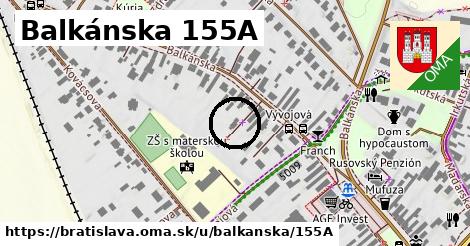 Balkánska 155A, Bratislava
