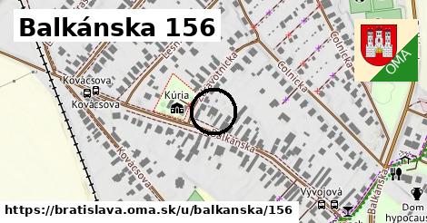 Balkánska 156, Bratislava