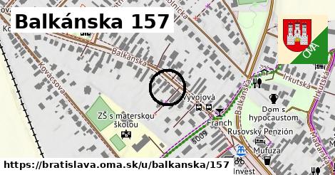 Balkánska 157, Bratislava