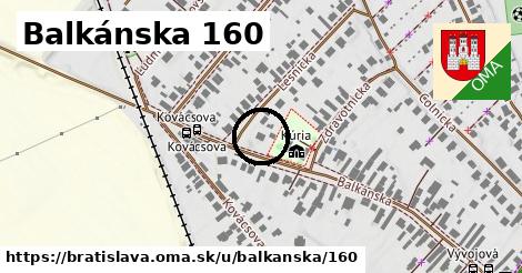 Balkánska 160, Bratislava