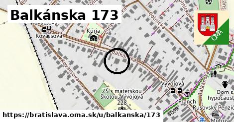 Balkánska 173, Bratislava