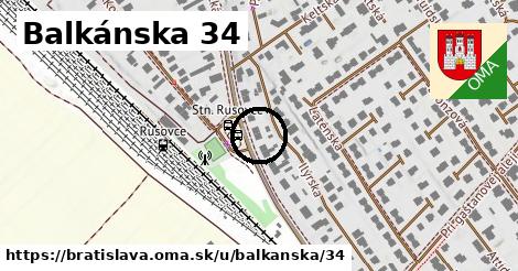 Balkánska 34, Bratislava