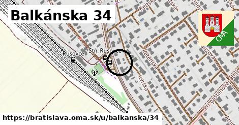 Balkánska 34, Bratislava